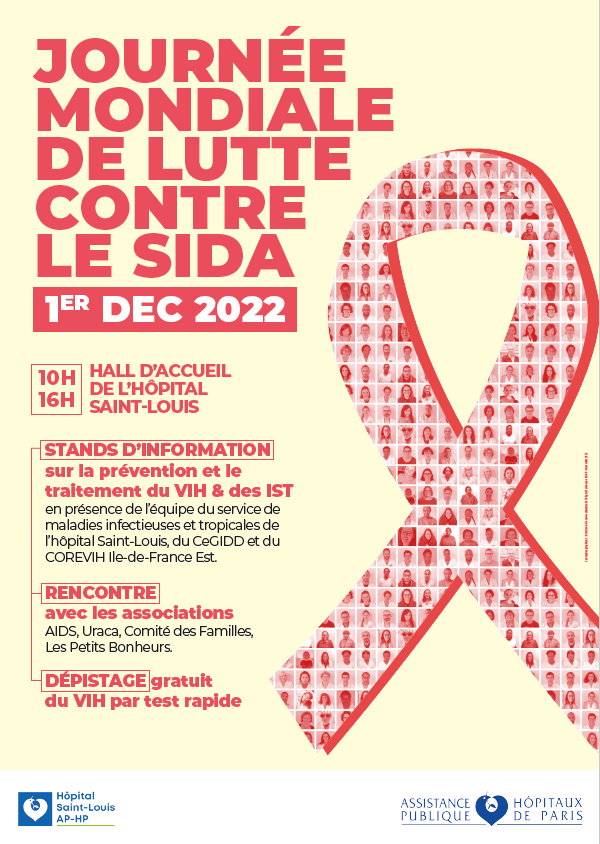 Journée mondiale de lutte contre le sida Hôpital Saint Louis